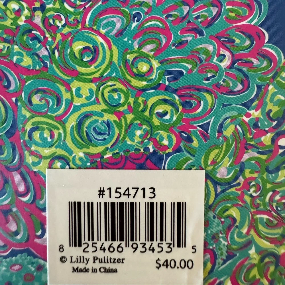 Lilly Pulitzer Agenda Folio Computer or Laptop Holder Case Sleeve Bag